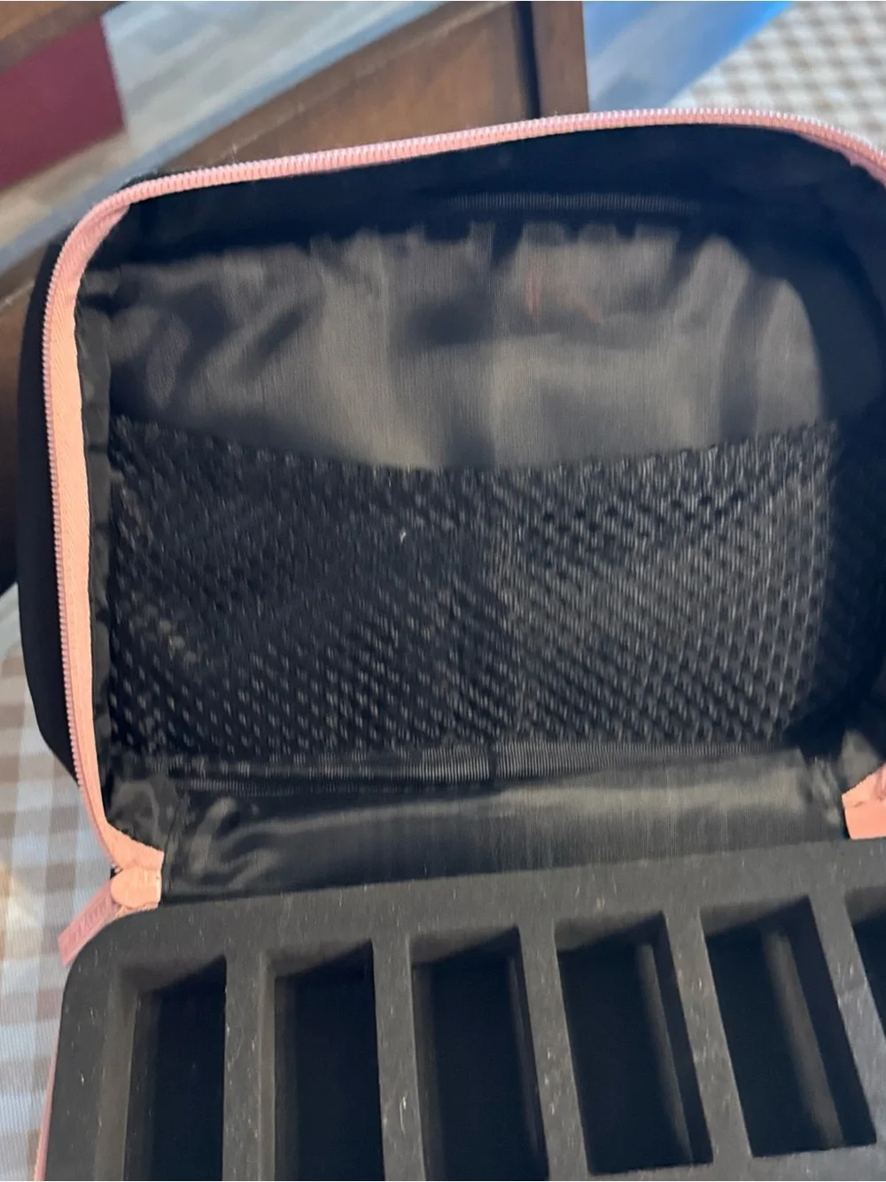 Mary Kay Black and Pink Travel Makeup Case